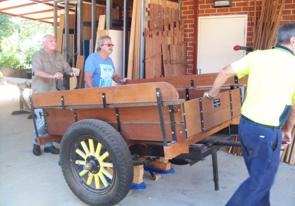 Community - 100 Year trailer renovated for Amaroo Cart